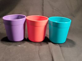 3 Tupperware Becher