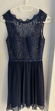 Cocktail-Kleid dunkelblau