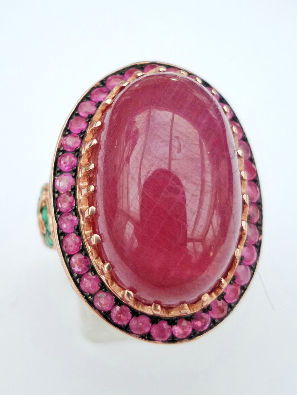 Anelli: Ring Rubin Smaragd Rosé Grösse 60 Neu – Nuovo (secondo la descrizione) da Zürich venduto da ben_mn5h 4
