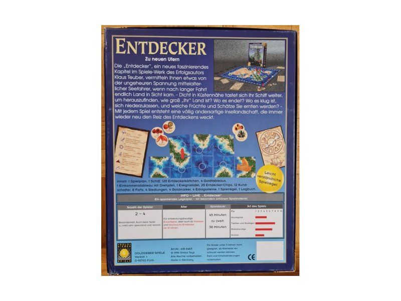 Spiele: Brettspiel "Entdecker" – Gebraucht aus Zürich von Desmond01 1