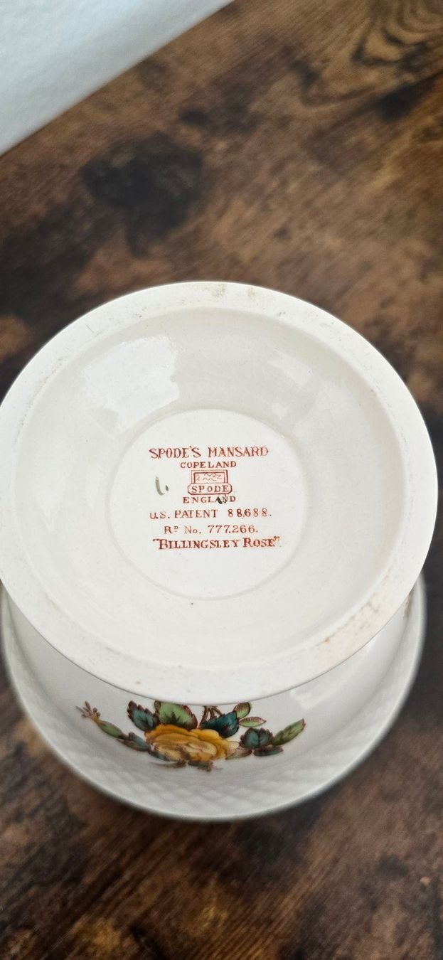 Zuckerdosen: Vintage Zuckerdose, Spode Mansard Copeland – Gebraucht aus Oberglatt ZH von stmark3 3