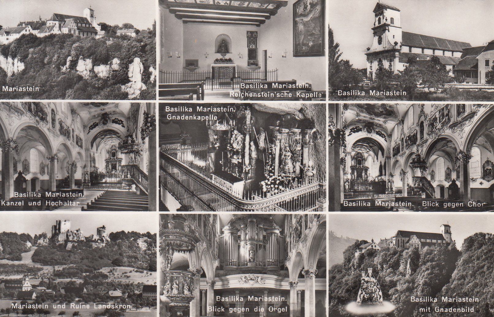 Ansichtskarten: Mariastein ca. 1950 – Gebraucht aus Bürglen TG von StampGraf