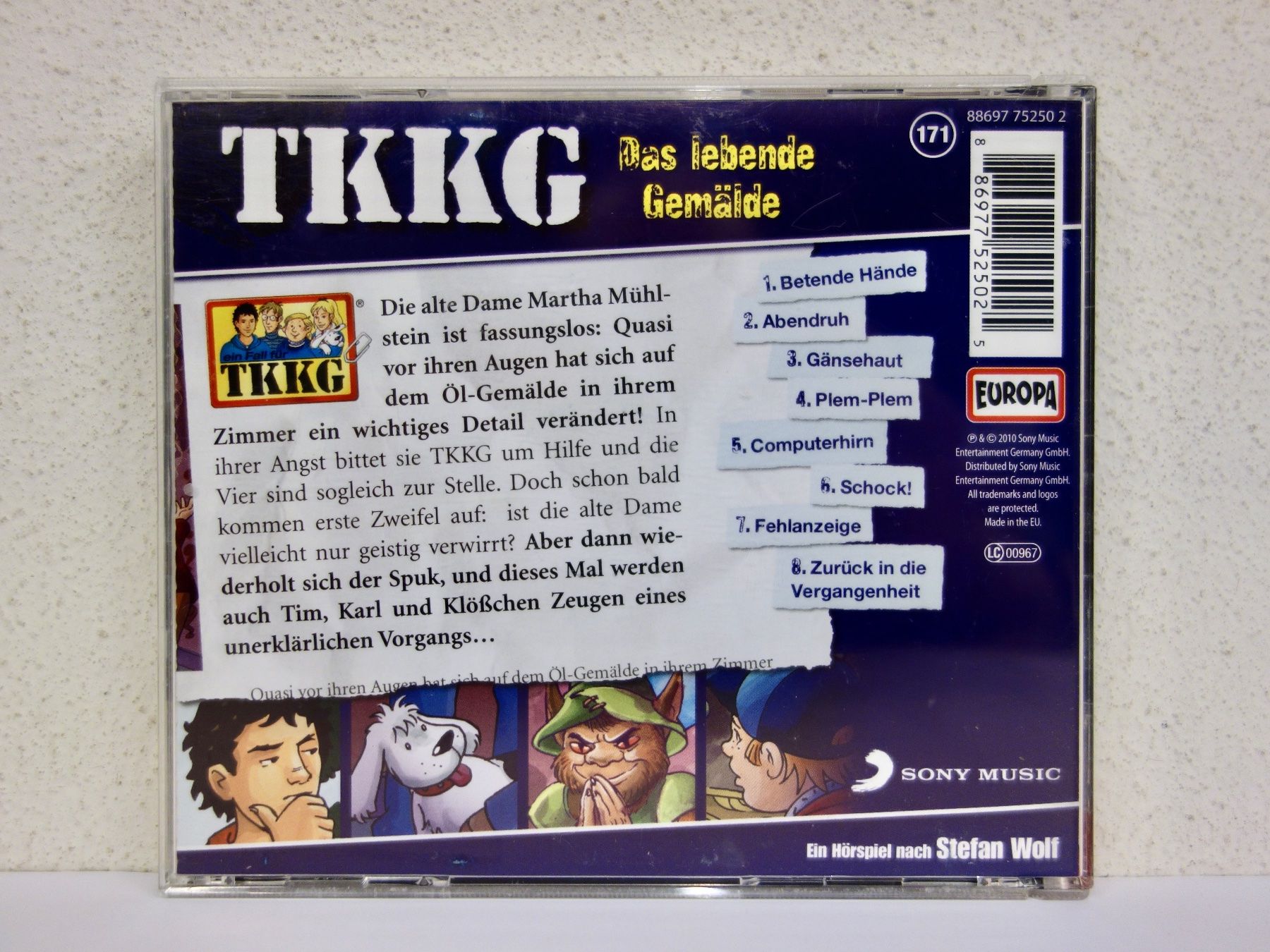 CD: CD EIN FALL FÜR TKKG - DAS LEBENDE GEMÄLDE – Usato da Kerzers venduto da wisaundso 1