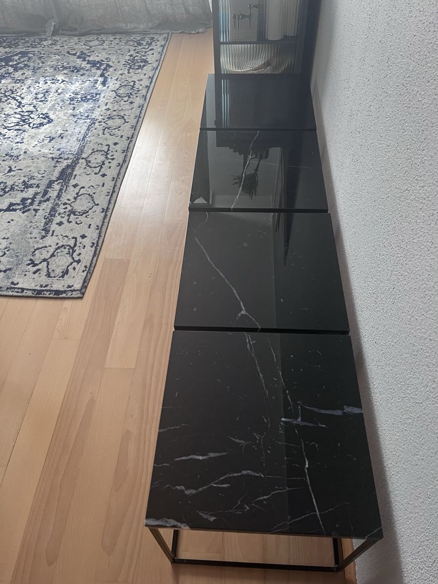 Westwing Tavoli: Beistelltische mit Marmorplatte 4er Set – Usato da Grabs venduto da Meerschweinchen81 9