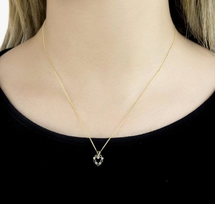 Catenine: Damen 9ct Gelbgold mit Saphir – Nuovo e nell'imballaggio originale da Hemmental venduto da Schmuckwelt2 1