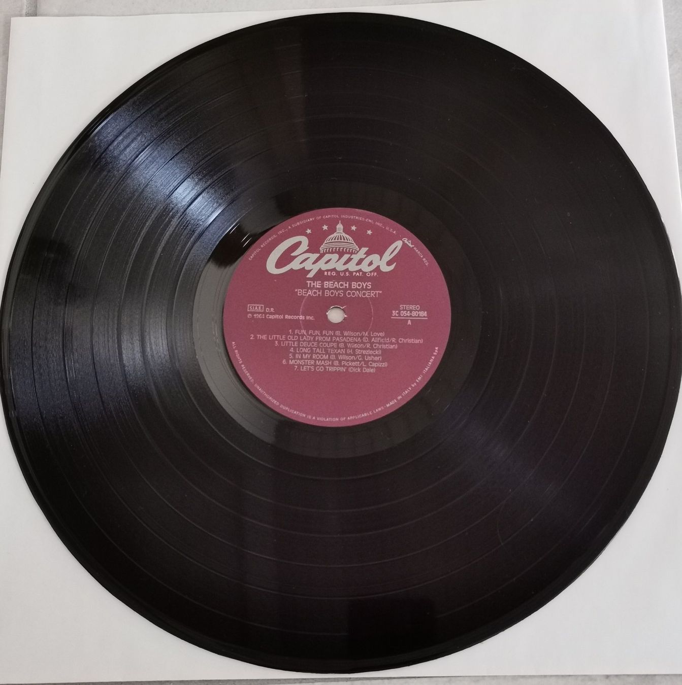Dischi in vinile: LP The Beach Boys Concert 1964, EX – Usato da Eschenbach SG venduto da Moonflower 1