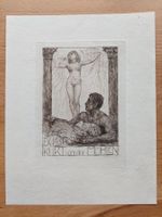 Exlibris Bruno Heroux - Original Radierung