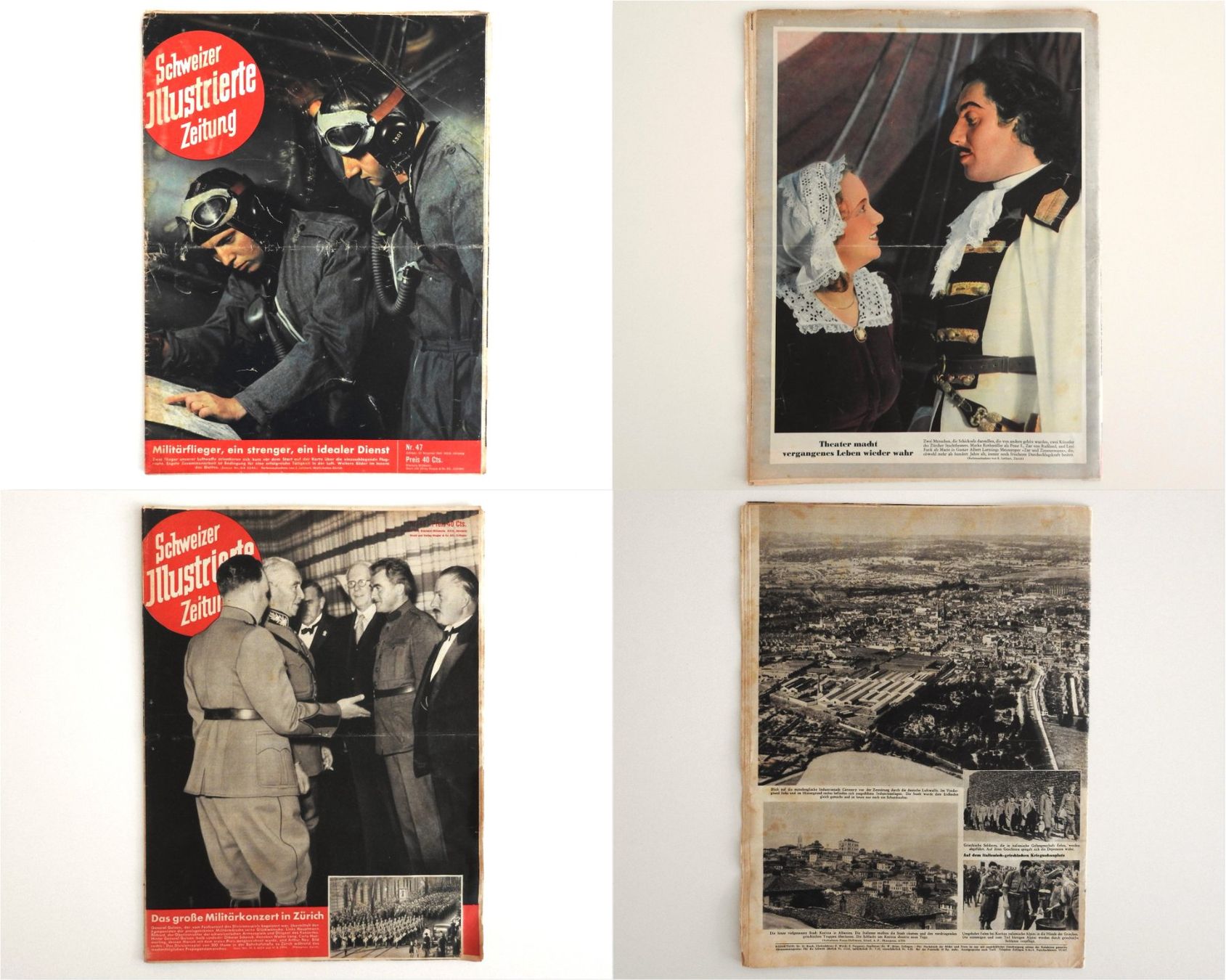Riviste & Magazine: Schweizer Illustrierte Zeitungen, 1940, 13 Stück – Usato da Büttenhardt venduto da LexyMara 4