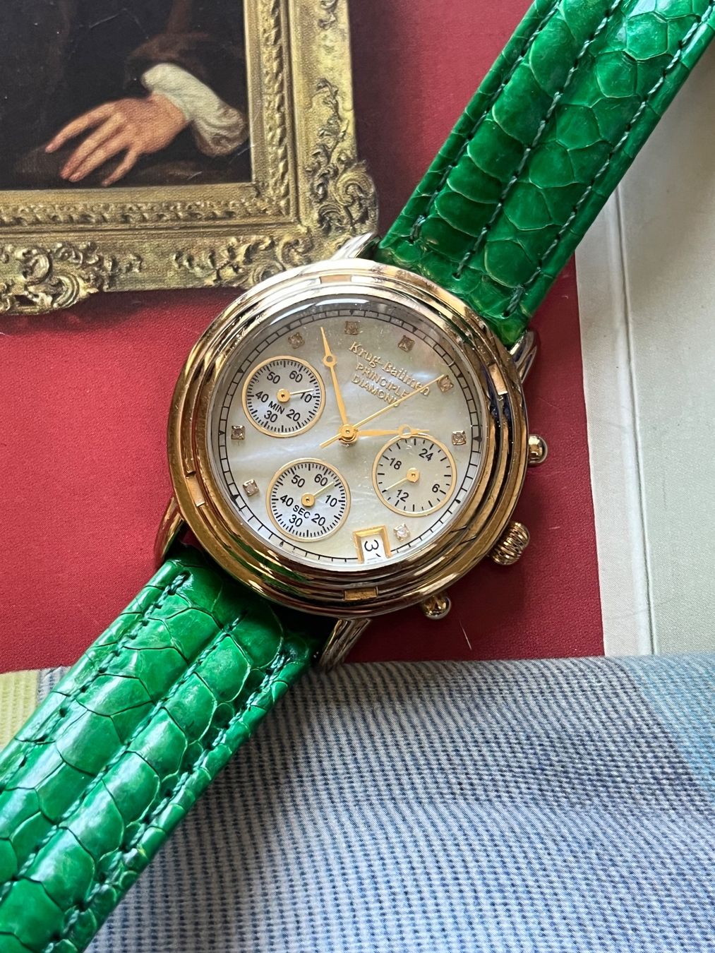 Orologi: Krug-Baümen Chronographe Diamant – Usato da GENEVE venduto da hehakasapa 1