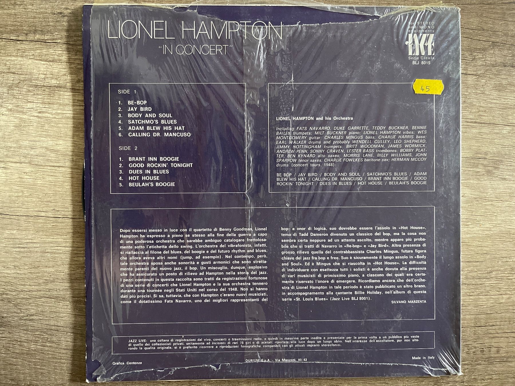 Schallplatten: A90/Lionel Hampton - In Concert - Cicala – Gebraucht aus Frutigen von Philippe_jsp 1