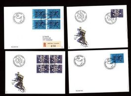 FDC Zuschlagsmarken 8 Belege TOP auch VIERER (F421)