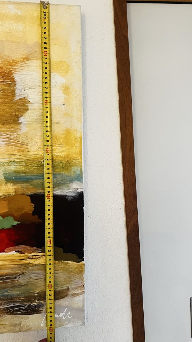 Gemälde: Ölgemälde - Abstrakte Landschaft in warmen Farben – Neu (gemäss Beschreibung) aus Jona von Lili.lou 2