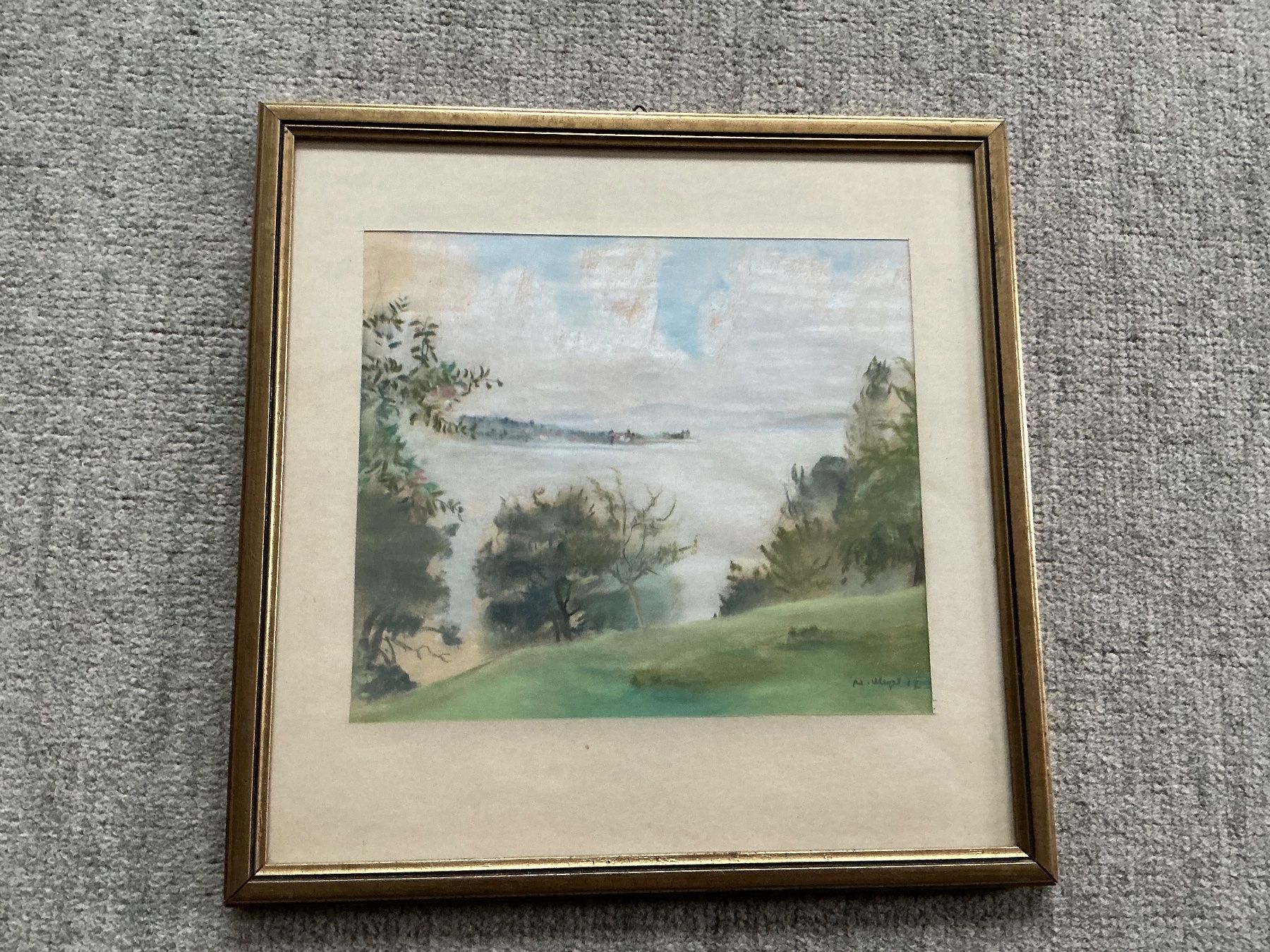 Gemälde: Landschaftsbild W. Meyer ,gerahmt – Gebraucht aus Jona von Jancy60