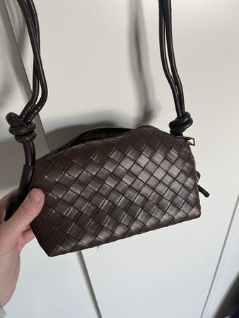 Borsa intrecciata tracolla