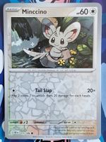 Mincchino - Reverse Holo Pokemon Black Bolt - #7.4