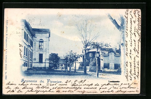 Cartes postales: AK Fleurier, Le Musée, 1899 – D'occasion à Berlin par bartko-reher