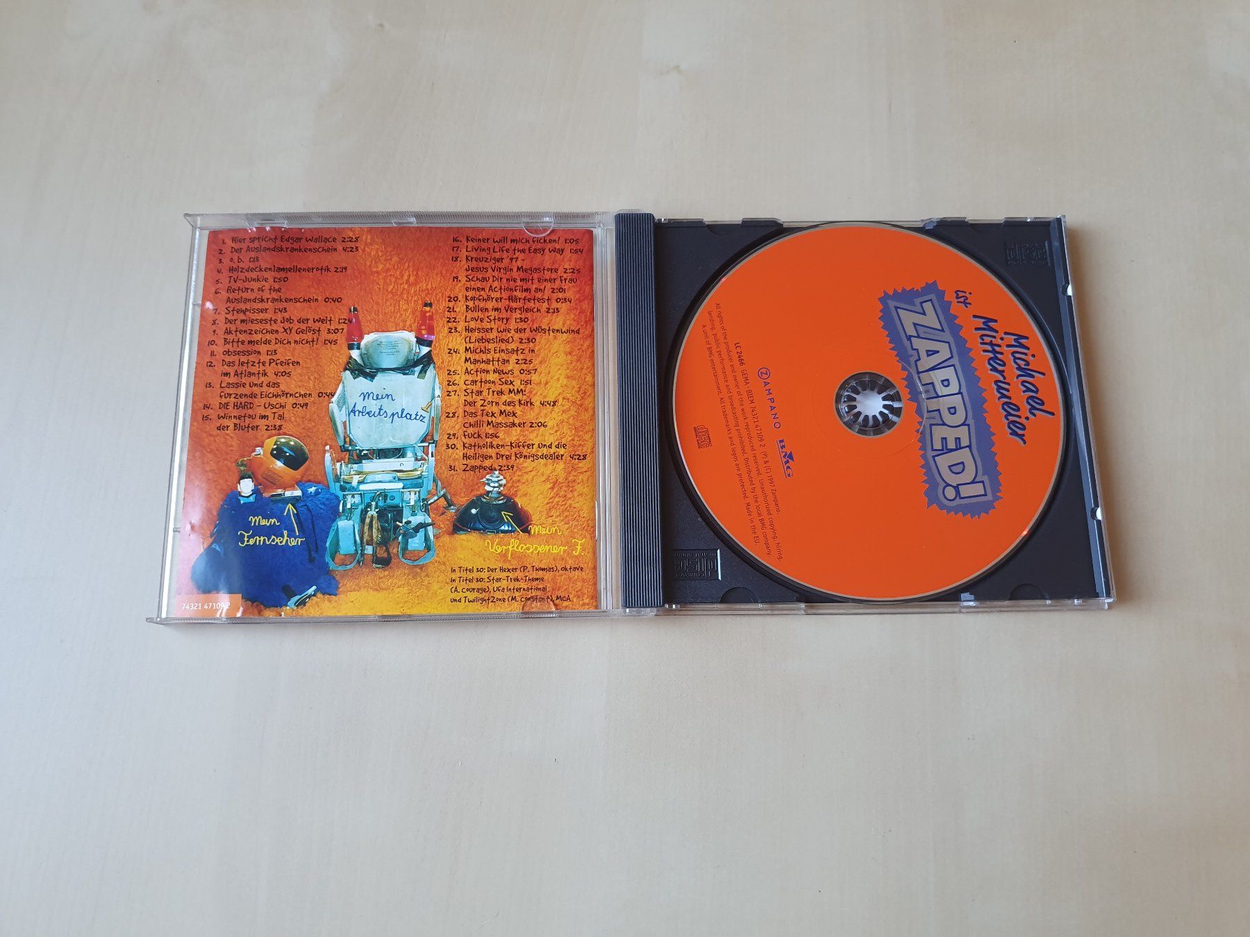 CDs: Michael Mittermeier Zapped DE Version – D'occasion à Stansstad par collectorsshop 2