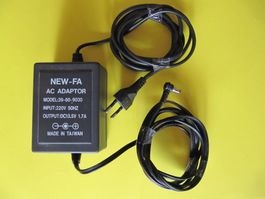 AC- ADAPTER  220V / 50 HZ  NEW-FA