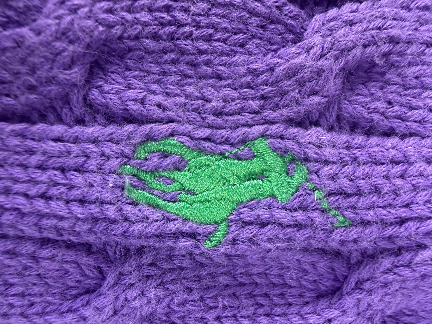 Ralph Lauren Pullover & Sweatshirts: Pull Torsadé Ralph Lauren Violet Col V - L #31 – Neu (gemäss Beschreibung) aus Hauterive NE von Leo_o 2
