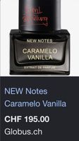 NEW Notes Caramelo Vanilla Extrait de Parfum 5ml Abfüllung