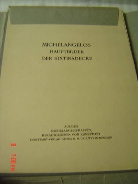 Livres: Michelangelo Mappe des Kunstwart 1920 – D'occasion à Pambio Noranco par Pol69 2