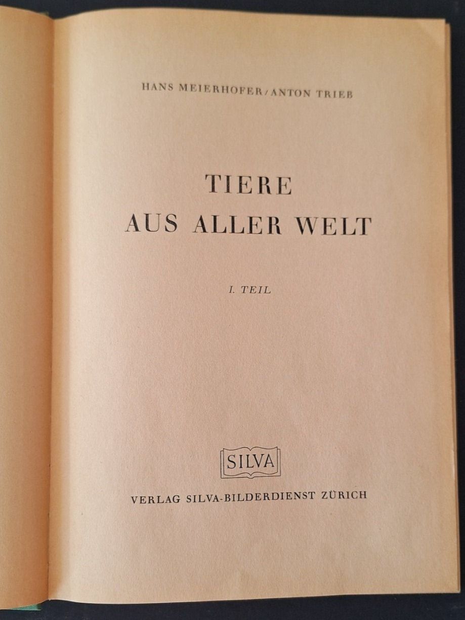 Libri: Tiere aus aller Welt,  Silva Buch – Usato da Zürich venduto da t24_de 1