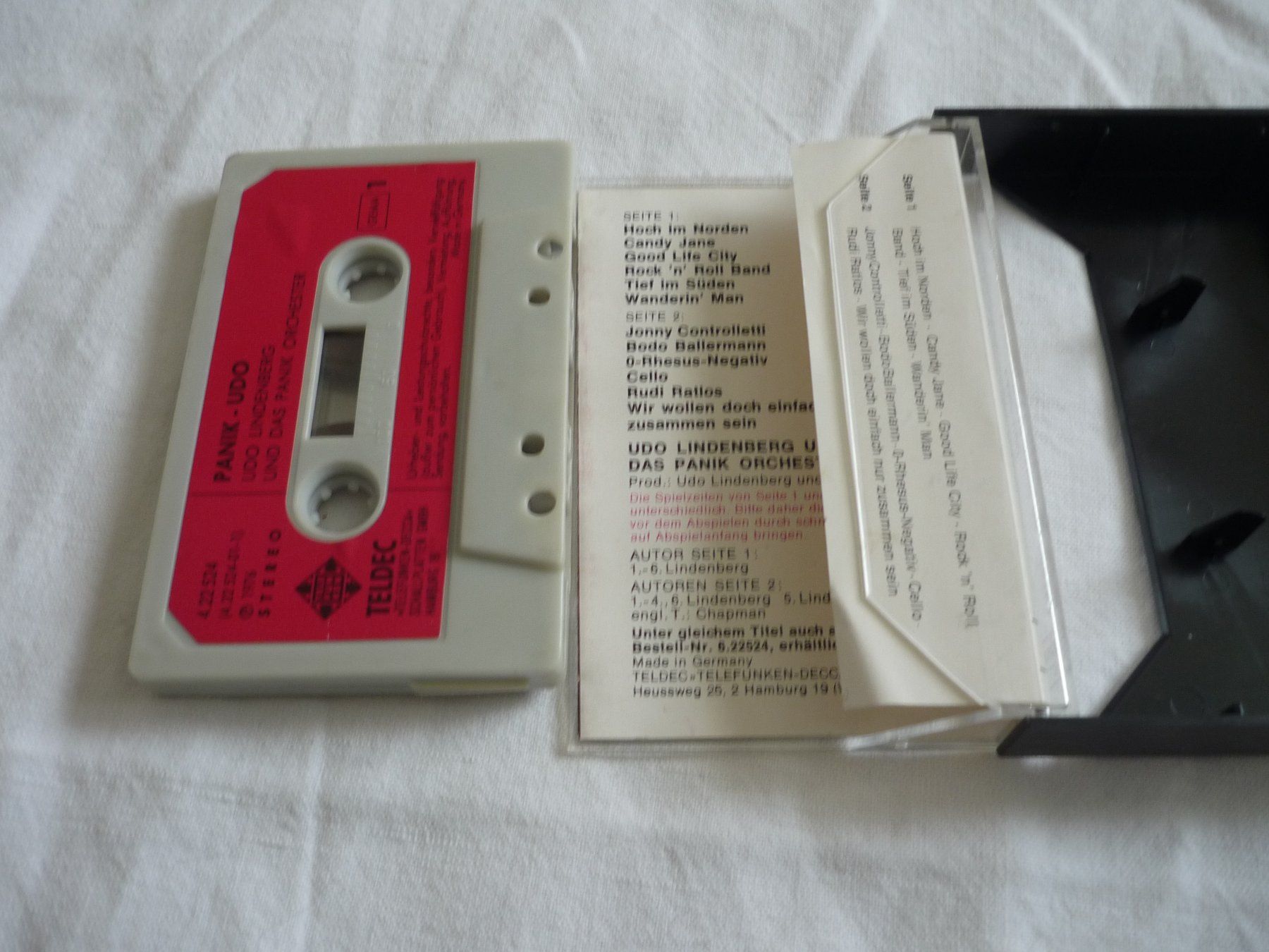 Kompaktkassetten: MC Rare Kassette - Udo Lindenberg - panik udo – Gebraucht aus Beringen von Flatretriever 2