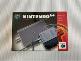 Original N64 RF Switch RF Modulator, neu sealed in OVP (!)