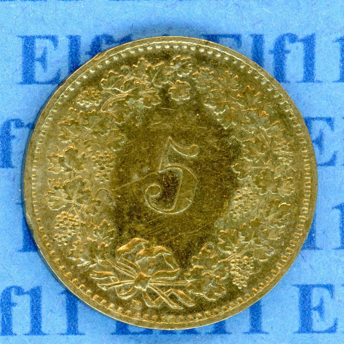 Tutti le monete: CHF___0.05 2006 -vz 5 Rappen – Usato da Widnau venduto da Elf11 1