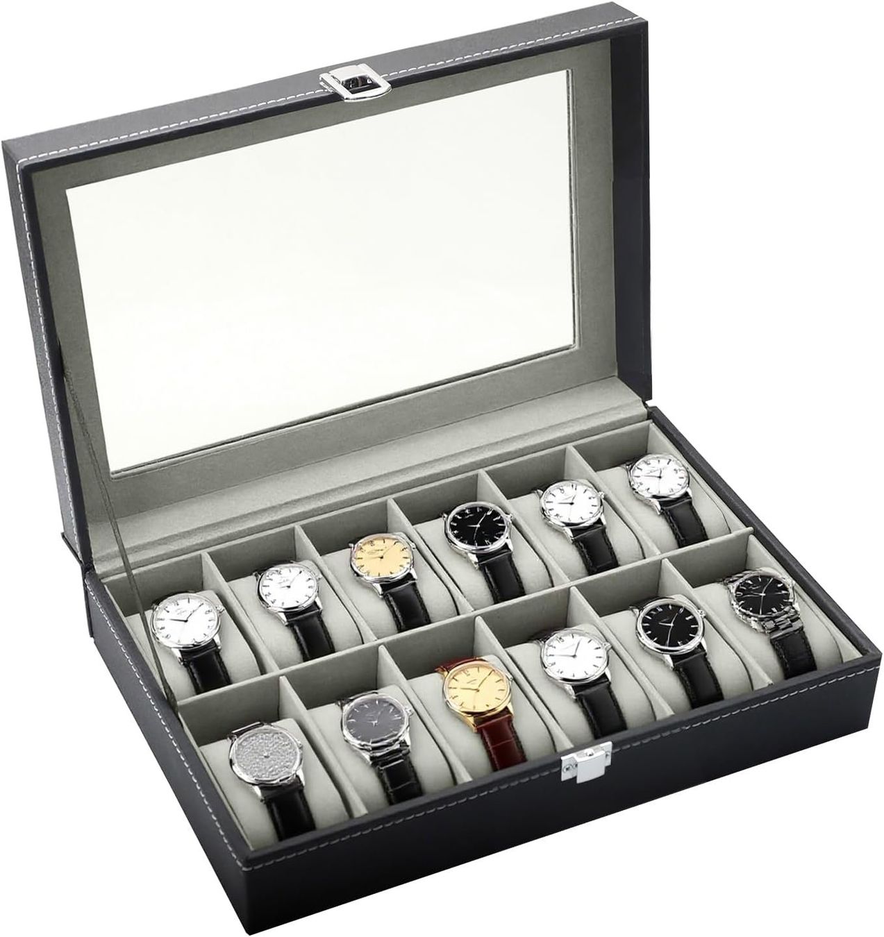 Uhrenboxen: Uhrenbox mit 12 Fächern – Neu und originalverpackt aus Geneve von Titi2008