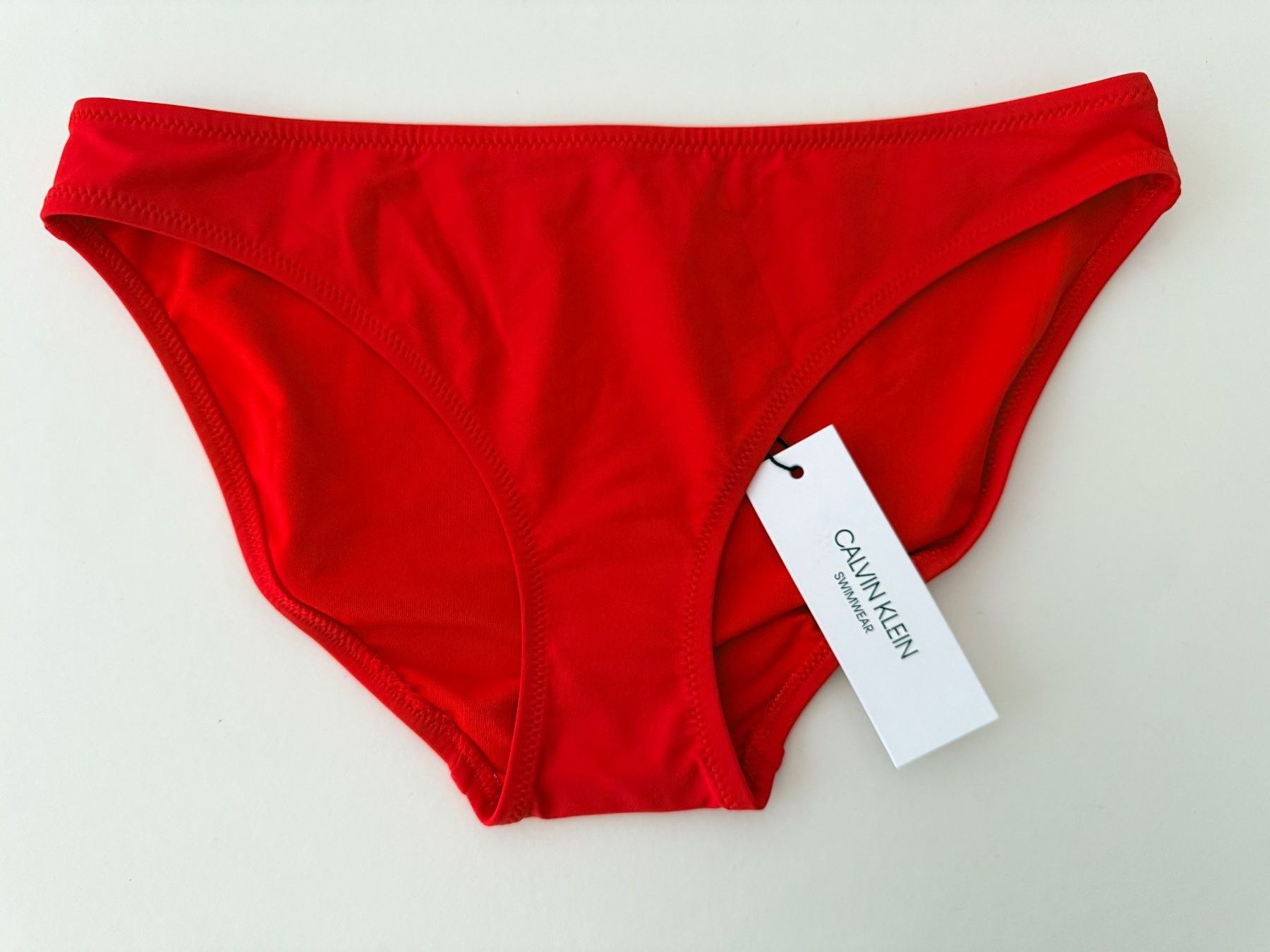 Calvin Klein Costumi da bagno & Bikini: CALVIN KLEIN, Bikini-Slip, Grösse S, Farbe Rot – Nuovo e nell'imballaggio originale da Rudolfstetten venduto da gst_g7xl