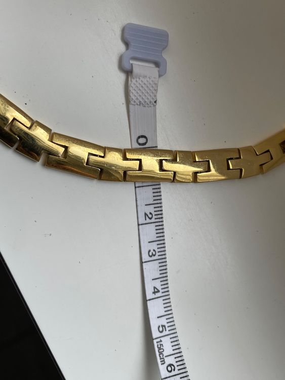 Collier chaîne à gros maillons en or vintage des années