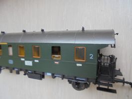 HO ROCO Modelleisenbahn Pers.Wagen DB grün 2.Klasse Lüp16cm