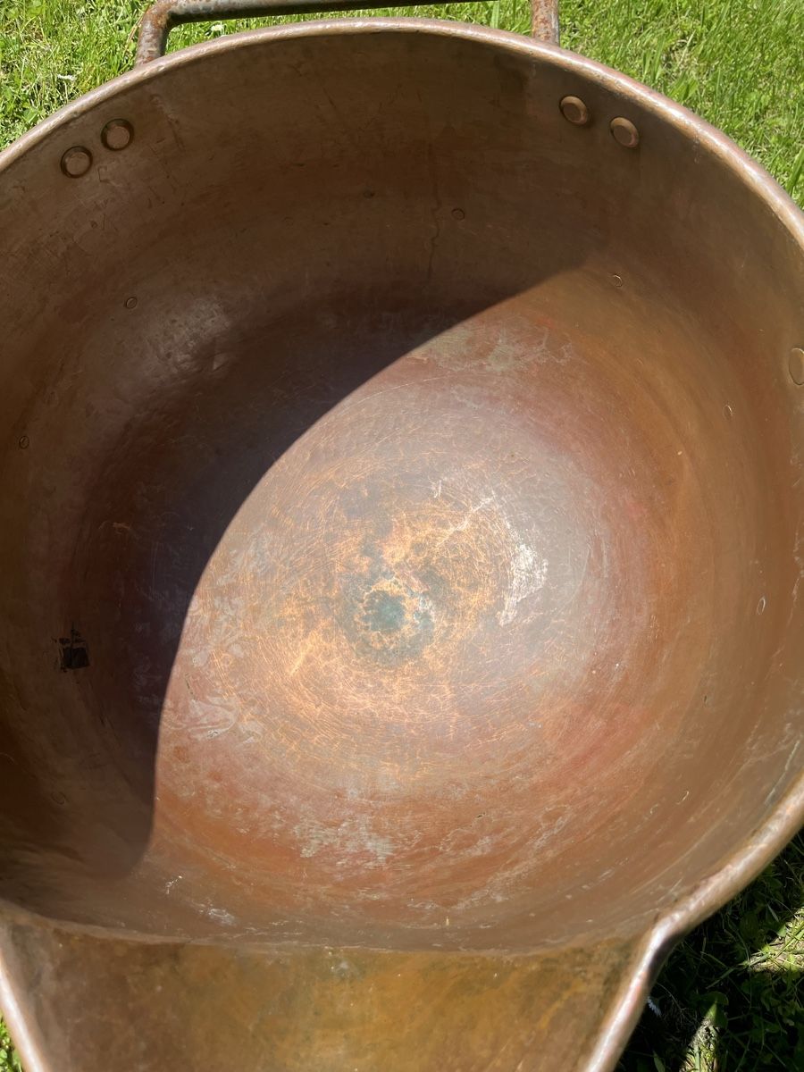 Pentole: Antiker Kupferkessel mit Deckel - Topf – Usato da Würenlos venduto da KLG_3TBs 2