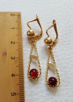 Gold 750 Ohrringe mit Steine 18 Karat