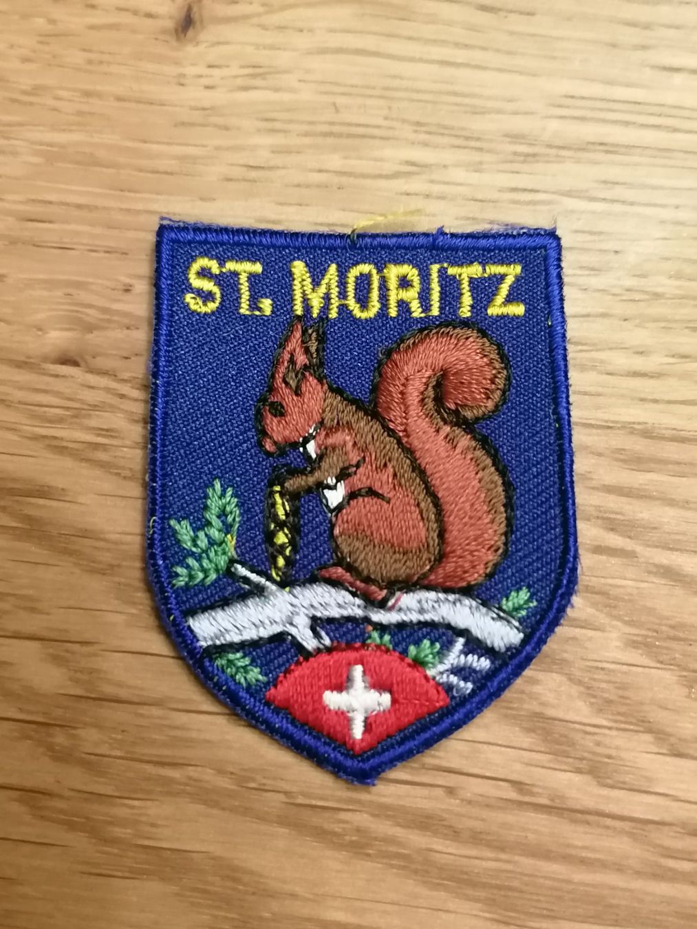 Patches: Aufnäher - Patch St. Moritz Eichhoernchen – Neu (gemäss Beschreibung) aus Basel von vintagecollector