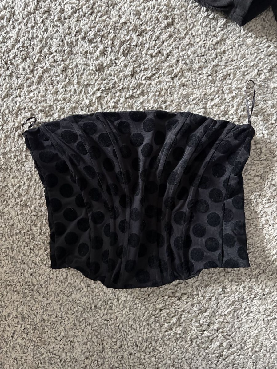 Mango Top: Corset Top Polka Dots – Nuovo (secondo la descrizione) da Sevelen venduto da sarah_selina