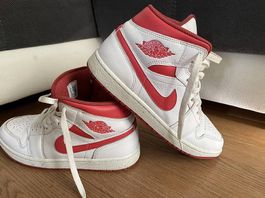 Air Jordan 1 Mid Grösse 44, vintage