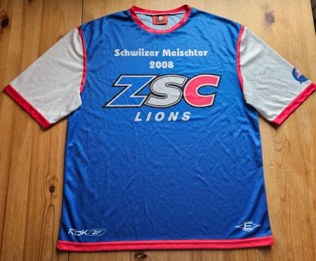 ZSC Lions Fanshirt Schweizer Meister 2008 Gr. XL TFS Zürich