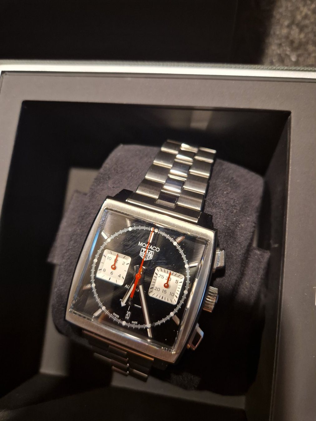 Tag Heuer Uhren: NEU TAG HEUER MONACO CHRONOGRAPH NP 7500 CHF – Neu und originalverpackt aus Neftenbach von Taschen-Uhren 4