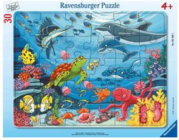 Rahmenpuzzle 30 Teile Unten im Meer