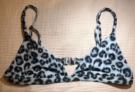 Leoprint Bikini Oberteil, Grösse M