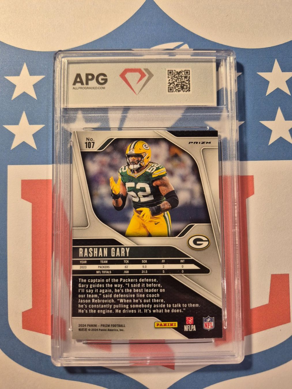 Panini Carte collezionabili: NFL Rashan Gary Green Bay Packers – Usato da Treiten venduto da Sauber73 1
