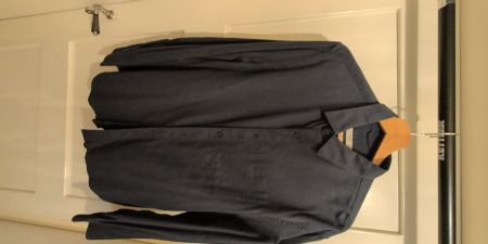 Herrenhemd MNG Slim Fit Grösse M dunkles Blau guter Zustand