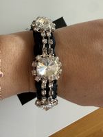 Armband Schwarz Crystal