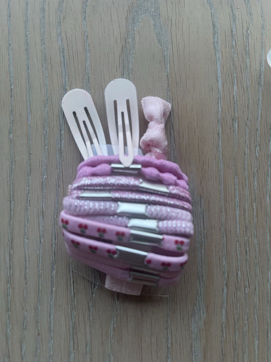 Haarschmuck: Neues Mädchen Haar-Set rosa Schleifen Spangen – Neu und originalverpackt aus Meilen von Golfer04 5