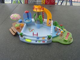 PLAYMOBIL 4858 Freibad mit Rutsche vollständig