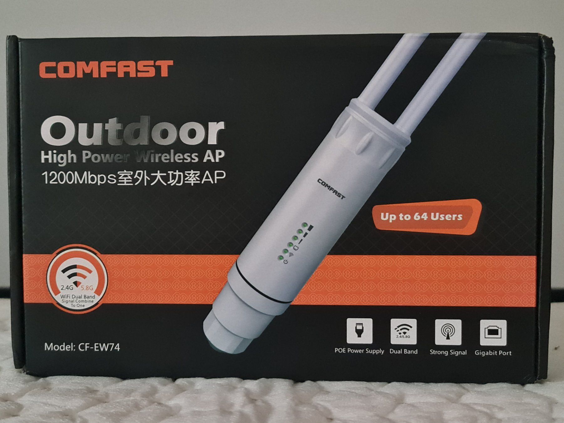 Unità & Adattatore: Comfast 1200Mbps CF-EW74 Dual Band 5Ghz – Nuovo (secondo la descrizione) da Adlikon b.Regensdf venduto da SHT-1