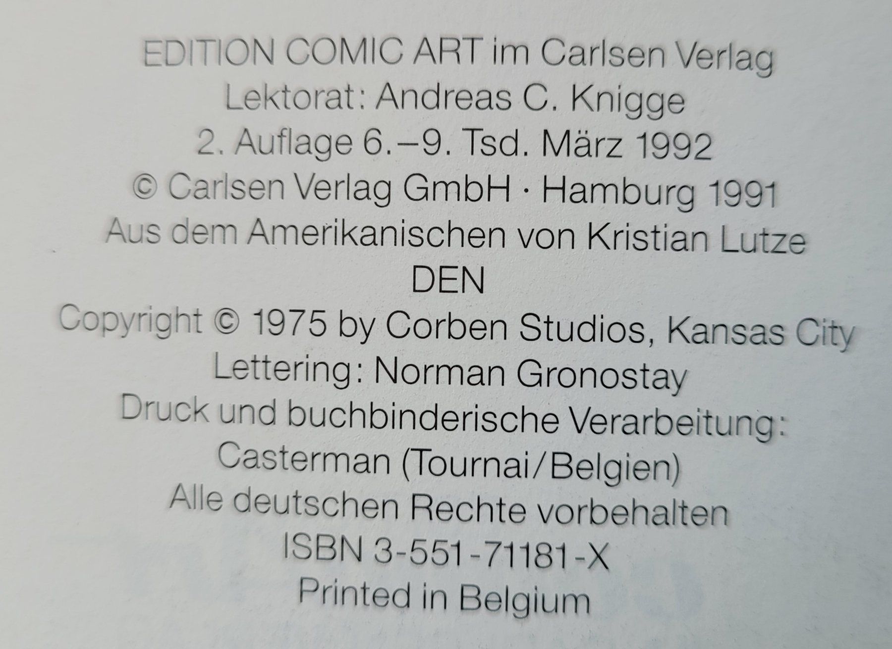 Fumetti: DEN – DIE REISE NACH NIRGENDWO – Usato da Neftenbach venduto da Mador6 1