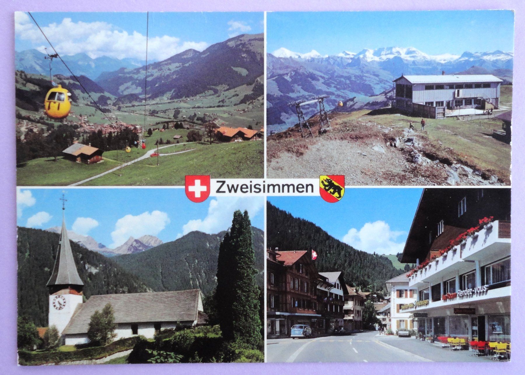 Cartoline postali: Zweisimmen – Usato da Fétigny venduto da Billy2miny
